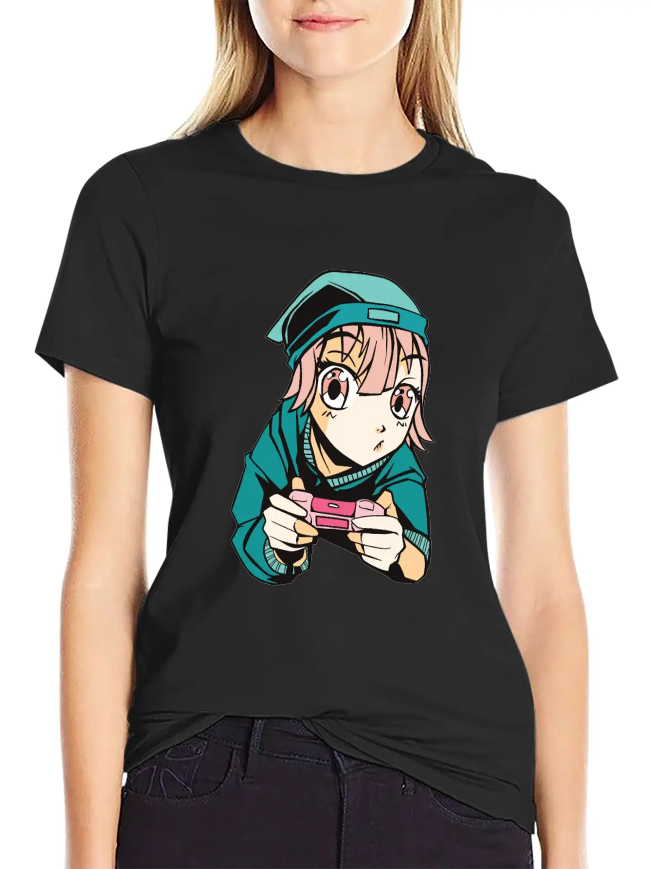 Anime Gamer Gaming Game Comic Unisex Casual T-Shirt – Clean Design For Daily Comfort