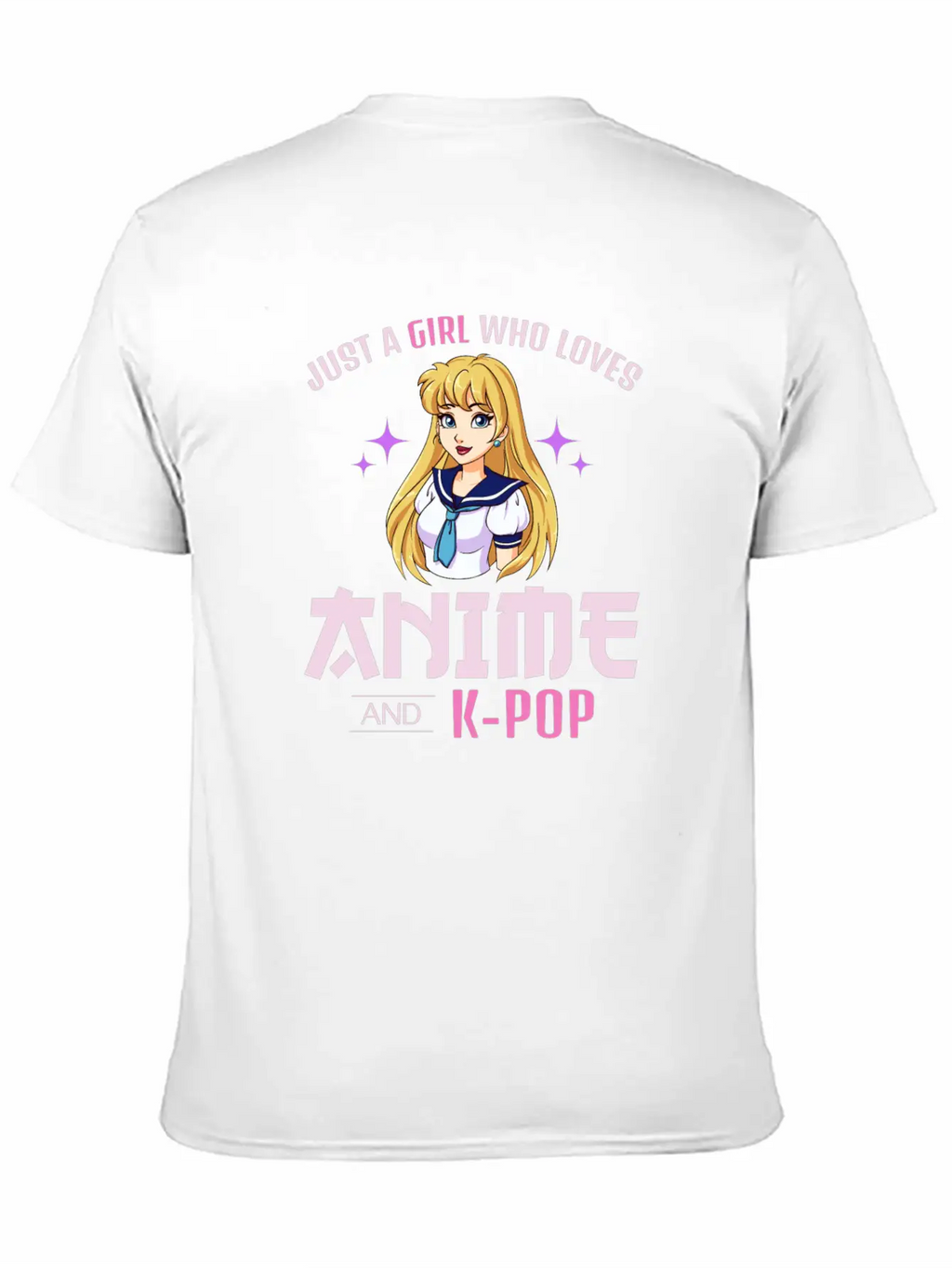 Anime Girl Manga Lover Kawaii K-POP Korean Music Relaxed Everyday Tee – Lightweight And Durable Cotton