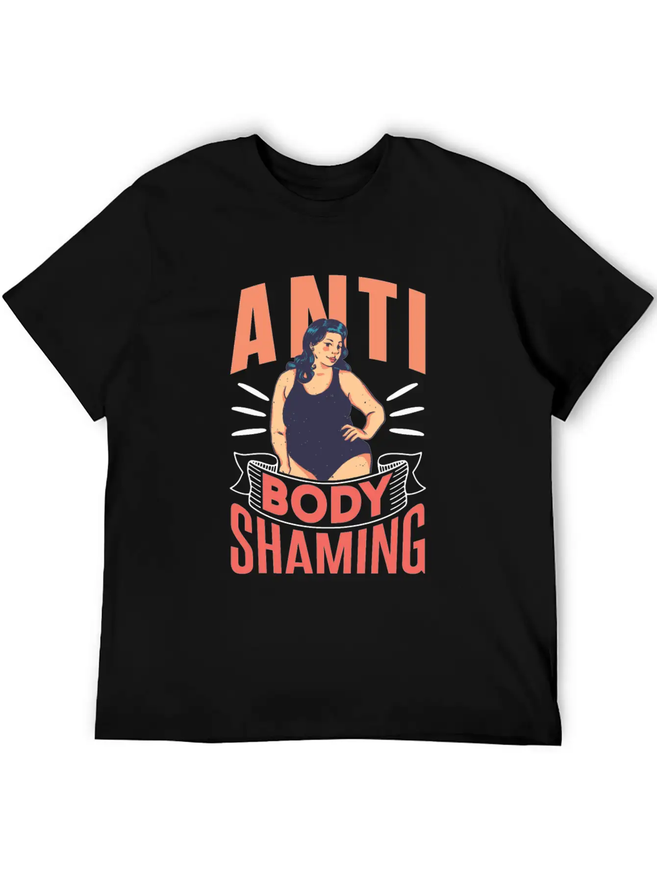 Anti Body Shaming Mocking End Appearance Stop Timeless Short Sleeve Tee – Comfy And Minimalist Design