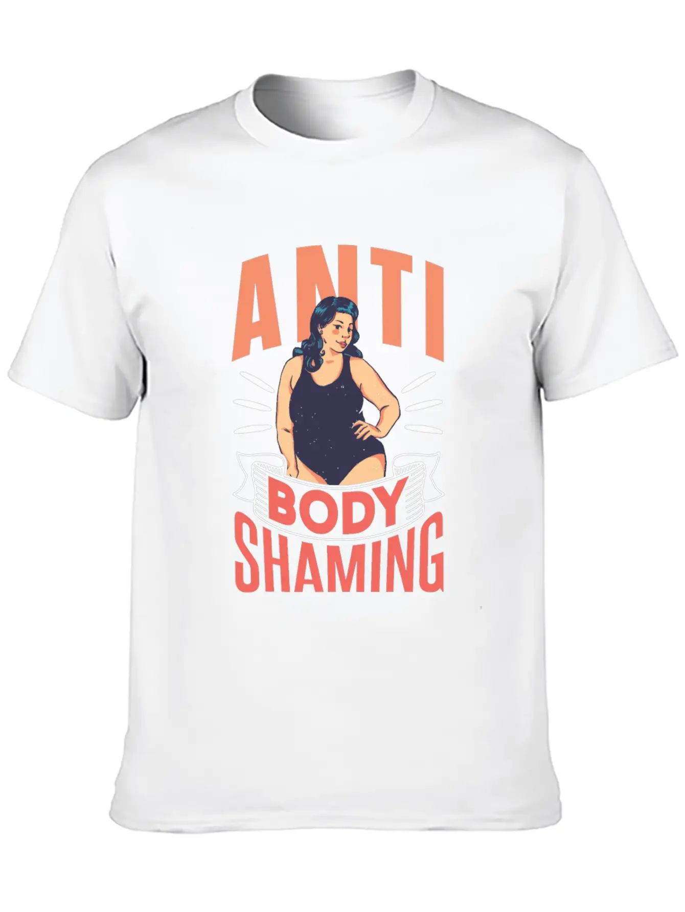 Anti Body Shaming Mocking End Appearance Stop Timeless Short Sleeve Tee – Comfy And Minimalist Design
