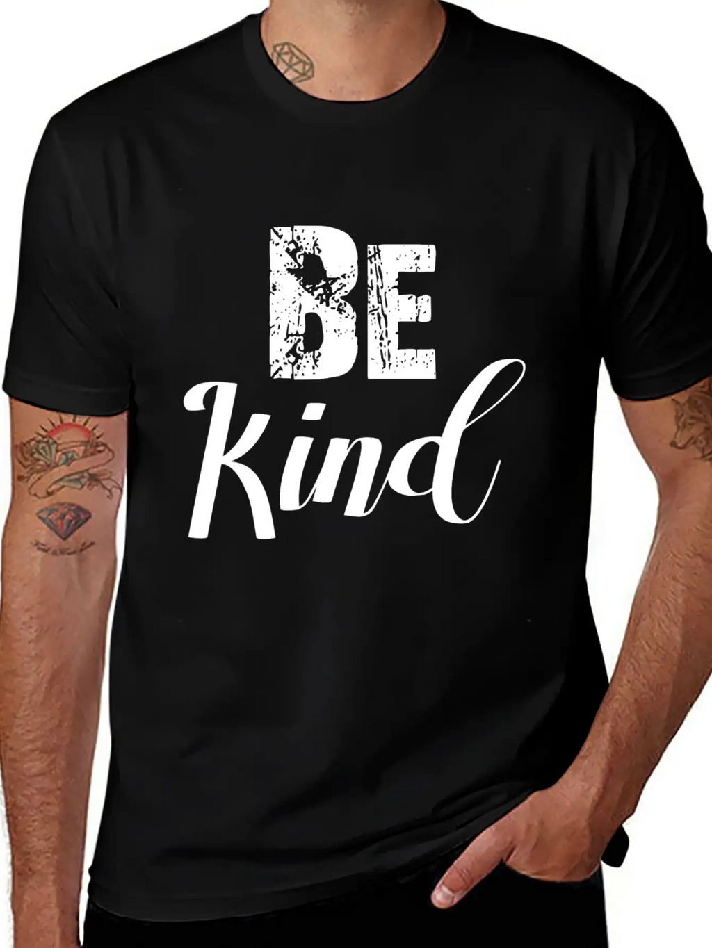 Anti-Bullying Awareness Be KInd Gift Breathable Soft Cotton T-Shirt – Timeless Casual Look