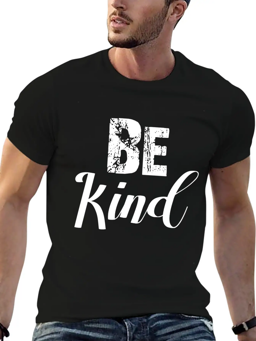 Anti-Bullying Awareness Be KInd Gift Breathable Soft Cotton T-Shirt – Timeless Casual Look