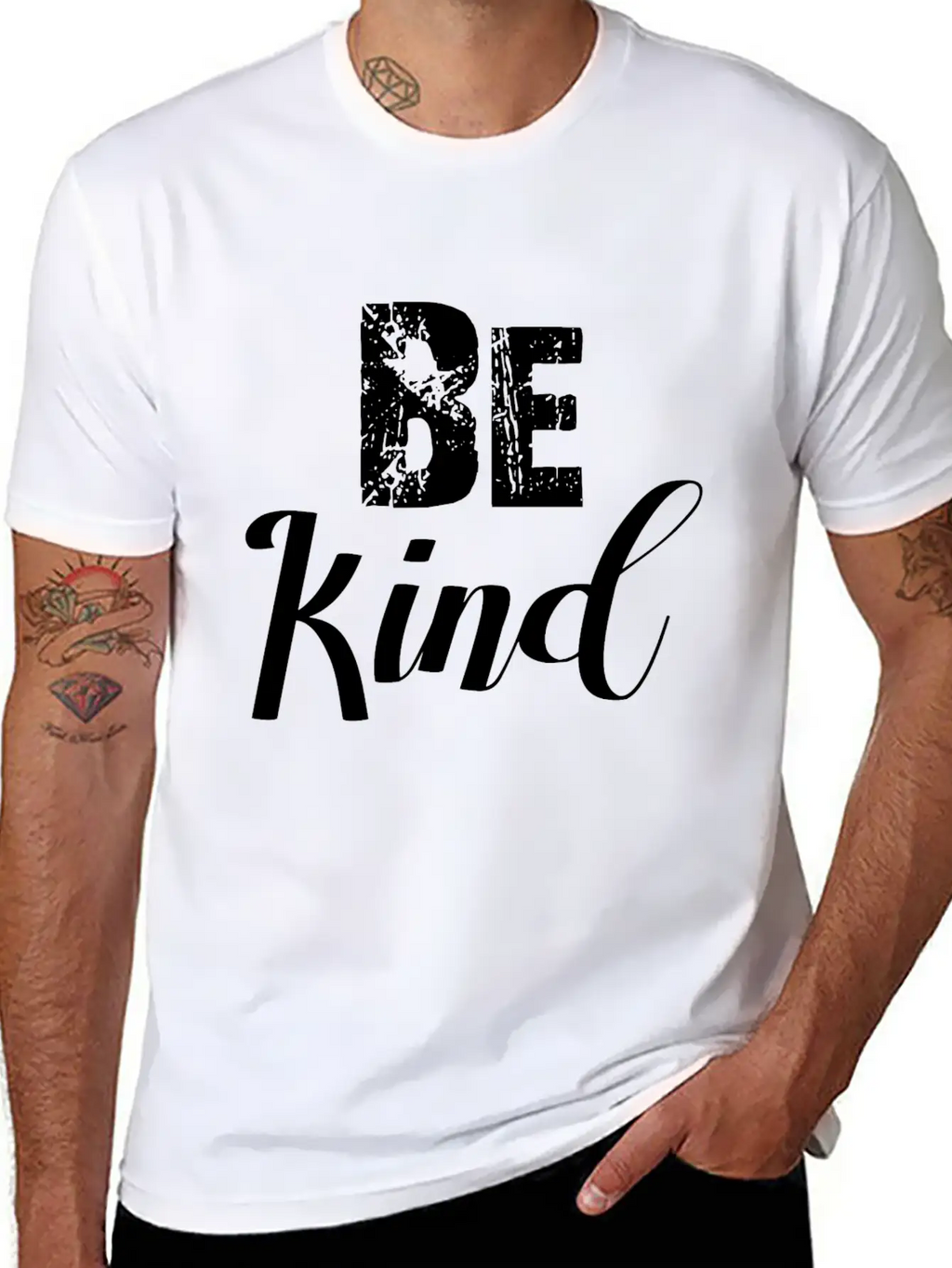 Anti-Bullying Awareness Be KInd Gift Breathable Soft Cotton T-Shirt – Timeless Casual Look