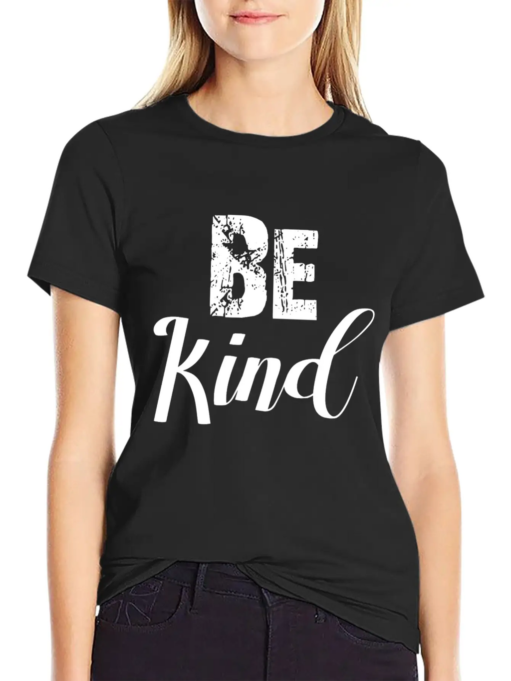 Anti-Bullying Awareness Be KInd Gift Breathable Soft Cotton T-Shirt – Timeless Casual Look