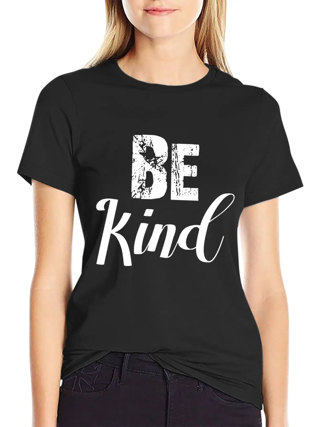 Anti-Bullying Awareness Be KInd Gift Breathable Soft Cotton T-Shirt – Timeless Casual Look