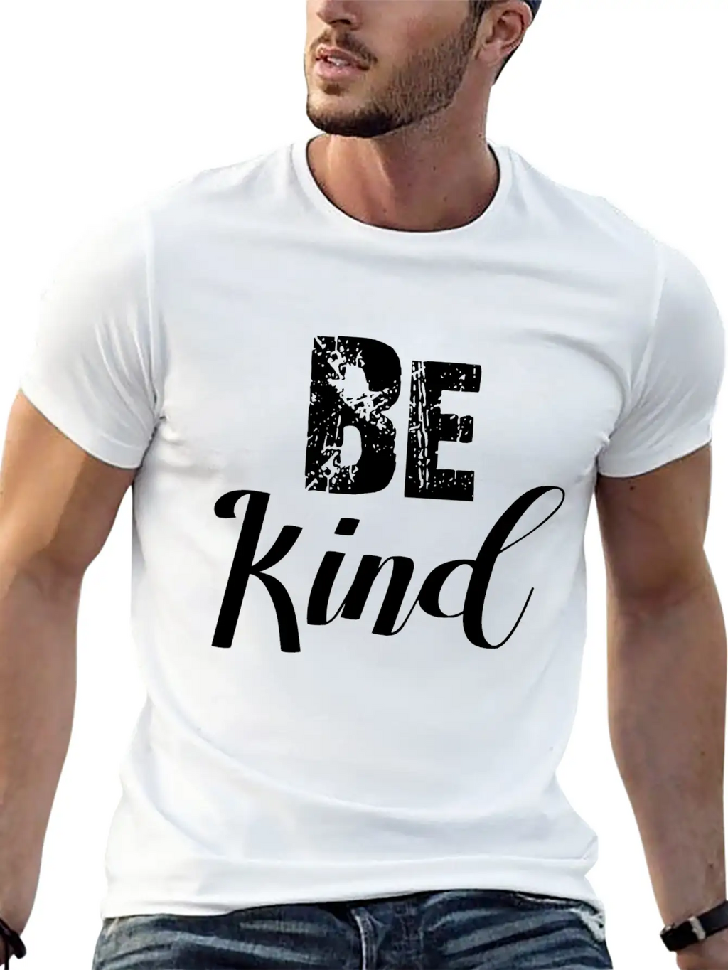 Anti-Bullying Awareness Be KInd Gift Breathable Soft Cotton T-Shirt – Timeless Casual Look