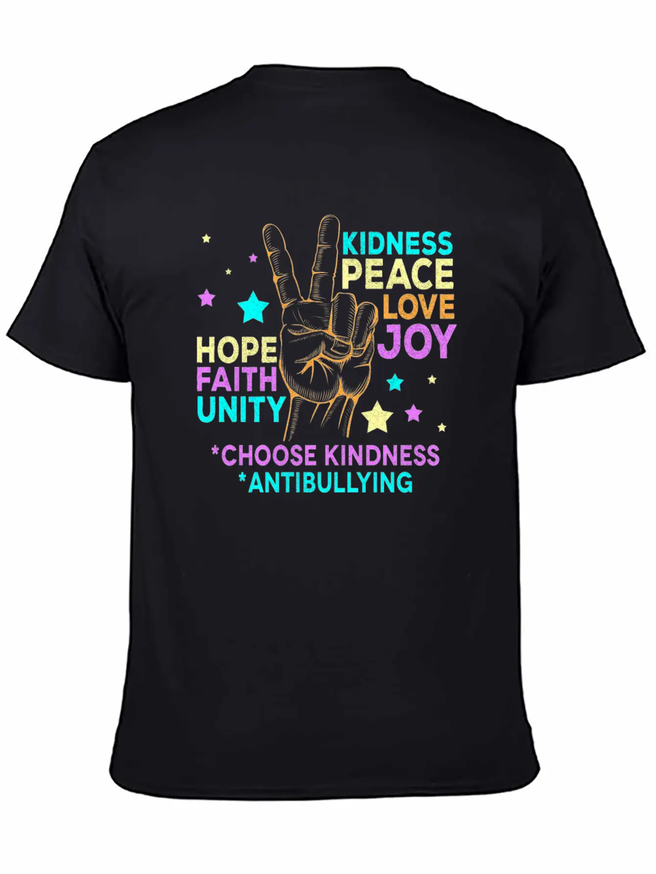 Anti BullyingUnity Day Choose Kindness Be Kind Relaxed Everyday Tee – Lightweight And Durable Cotton