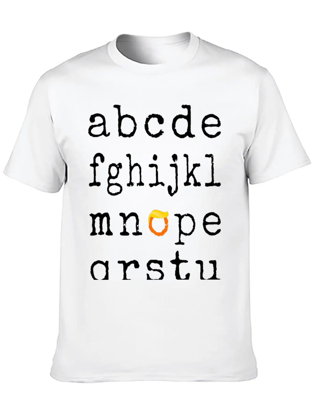 Anti-Trump Alphabet - Nope V Breathable Soft Cotton T-Shirt – Timeless Casual Look