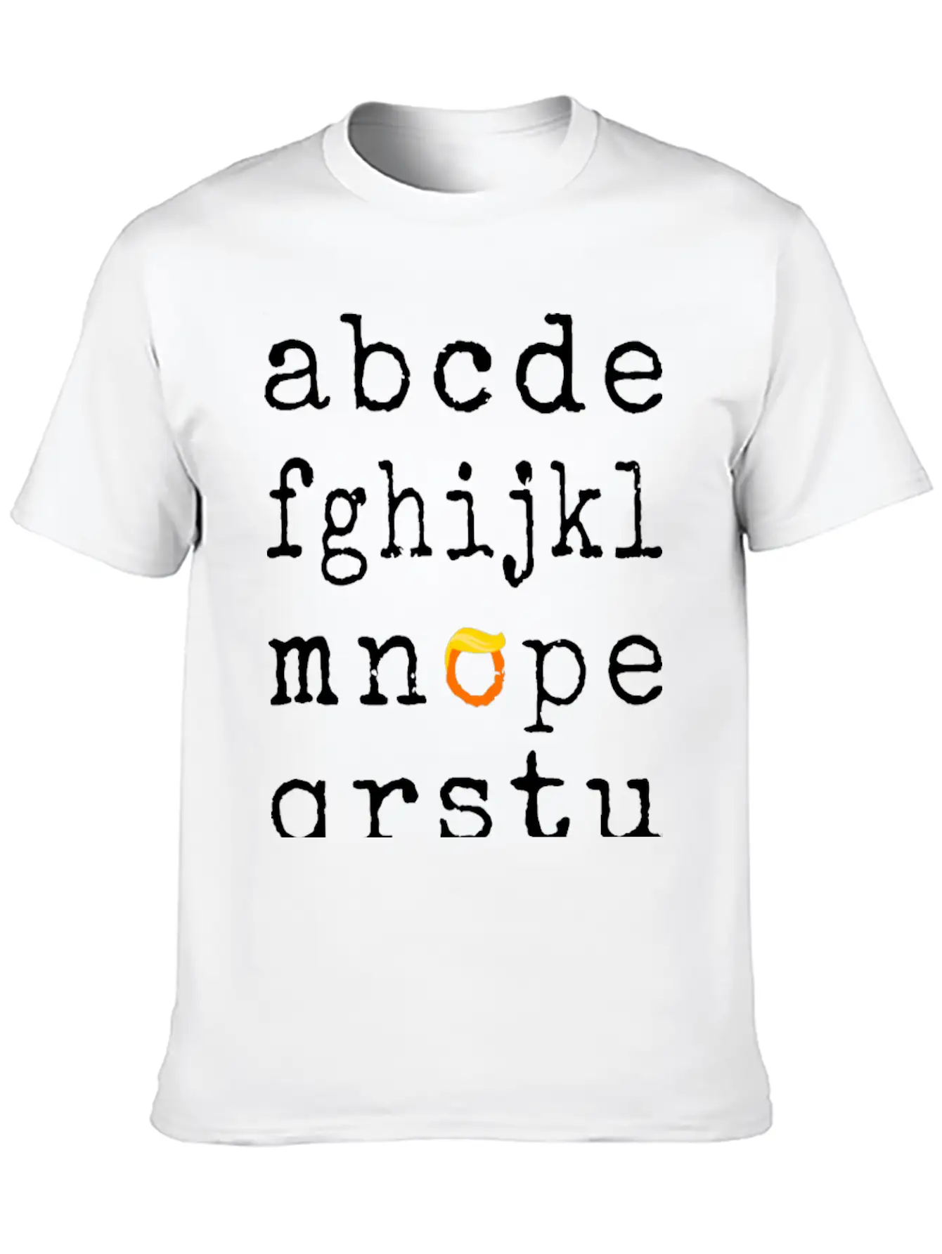 Anti-Trump Alphabet - Nope V Breathable Soft Cotton T-Shirt – Timeless Casual Look