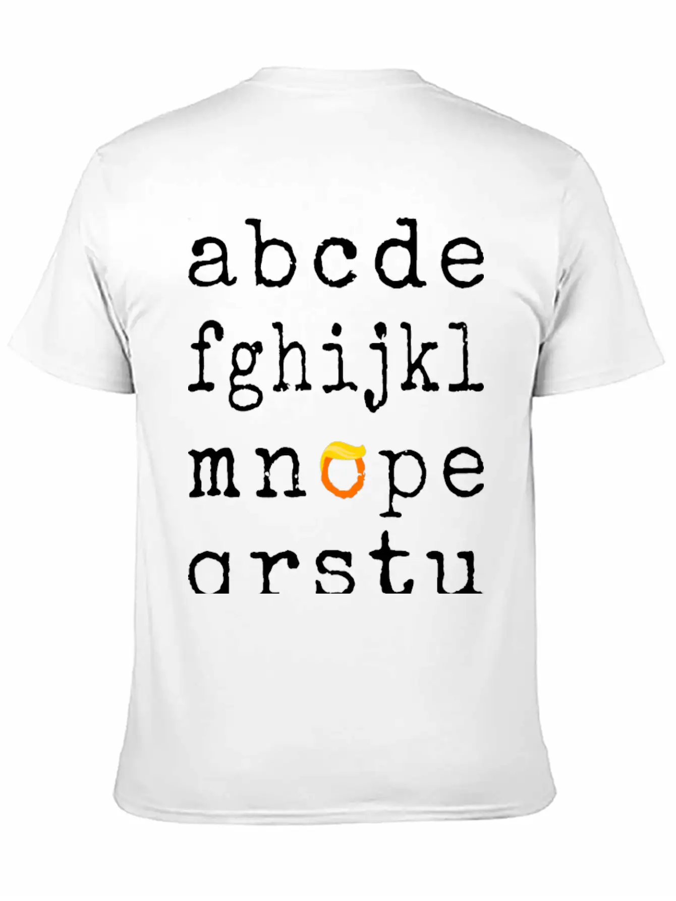 Anti-Trump Alphabet - Nope V Breathable Soft Cotton T-Shirt – Timeless Casual Look