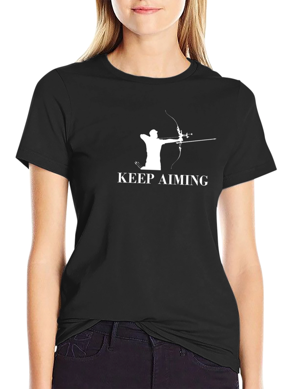 Archery T-Shirt - Keep Aiming Graphic Tee