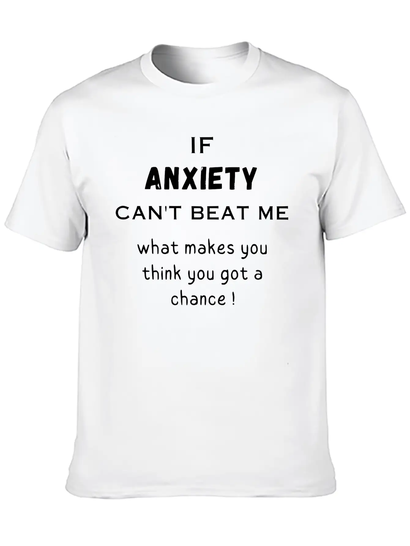 Anxiety Essential Cotton Tee For Daily Outfits – Unisex Style