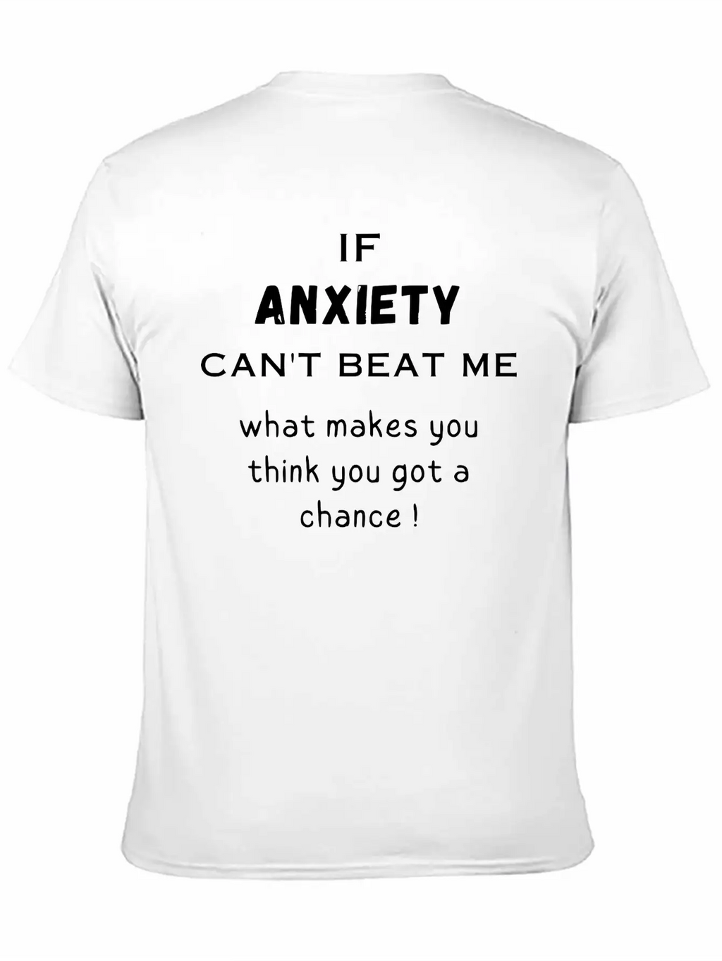 Anxiety Essential Cotton Tee For Daily Outfits – Unisex Style