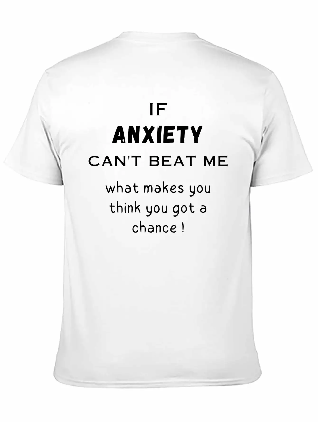 Anxiety Essential Cotton Tee For Daily Outfits – Unisex Style