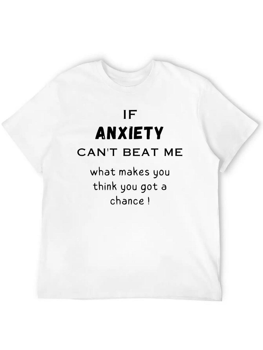 Anxiety Essential Cotton Tee For Daily Outfits – Unisex Style
