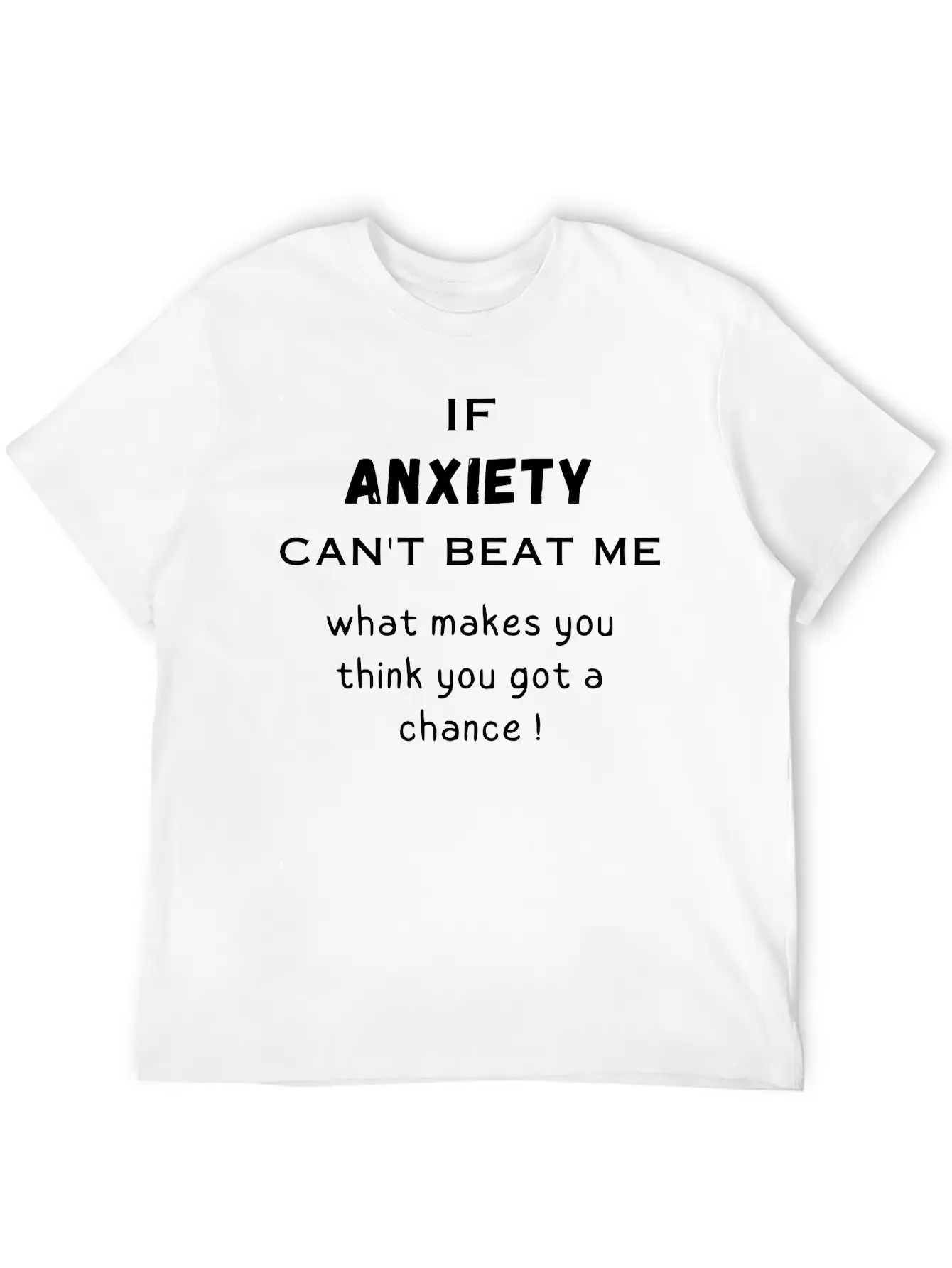 Anxiety Essential Cotton Tee For Daily Outfits – Unisex Style