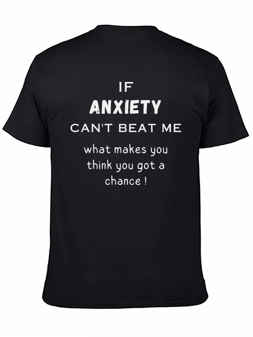 Anxiety Essential Cotton Tee For Daily Outfits – Unisex Style