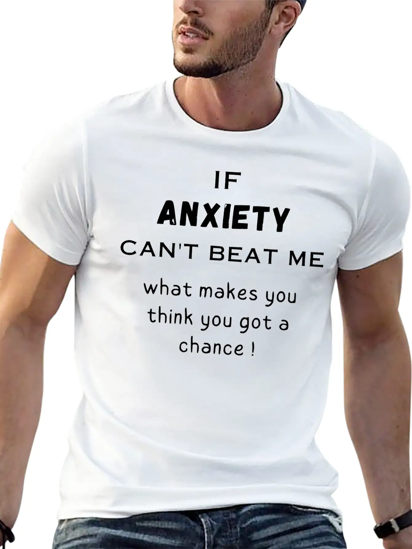 Anxiety Essential Cotton Tee For Daily Outfits – Unisex Style