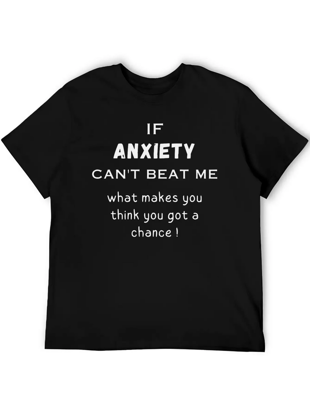 Anxiety Essential Cotton Tee For Daily Outfits – Unisex Style