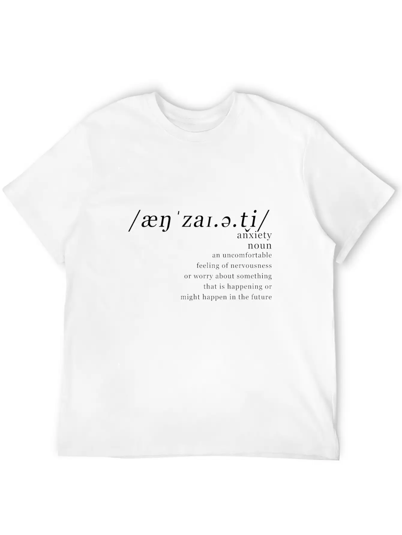 Anxitey, Mental Health Awareness Stylish Everyday T-Shirt – Unisex Basic Cotton Tee