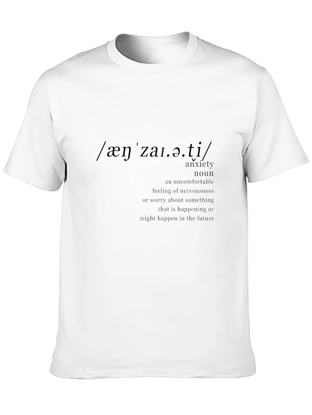 Anxitey, Mental Health Awareness Unisex Casual T-Shirt – Clean Design For Daily Comfort