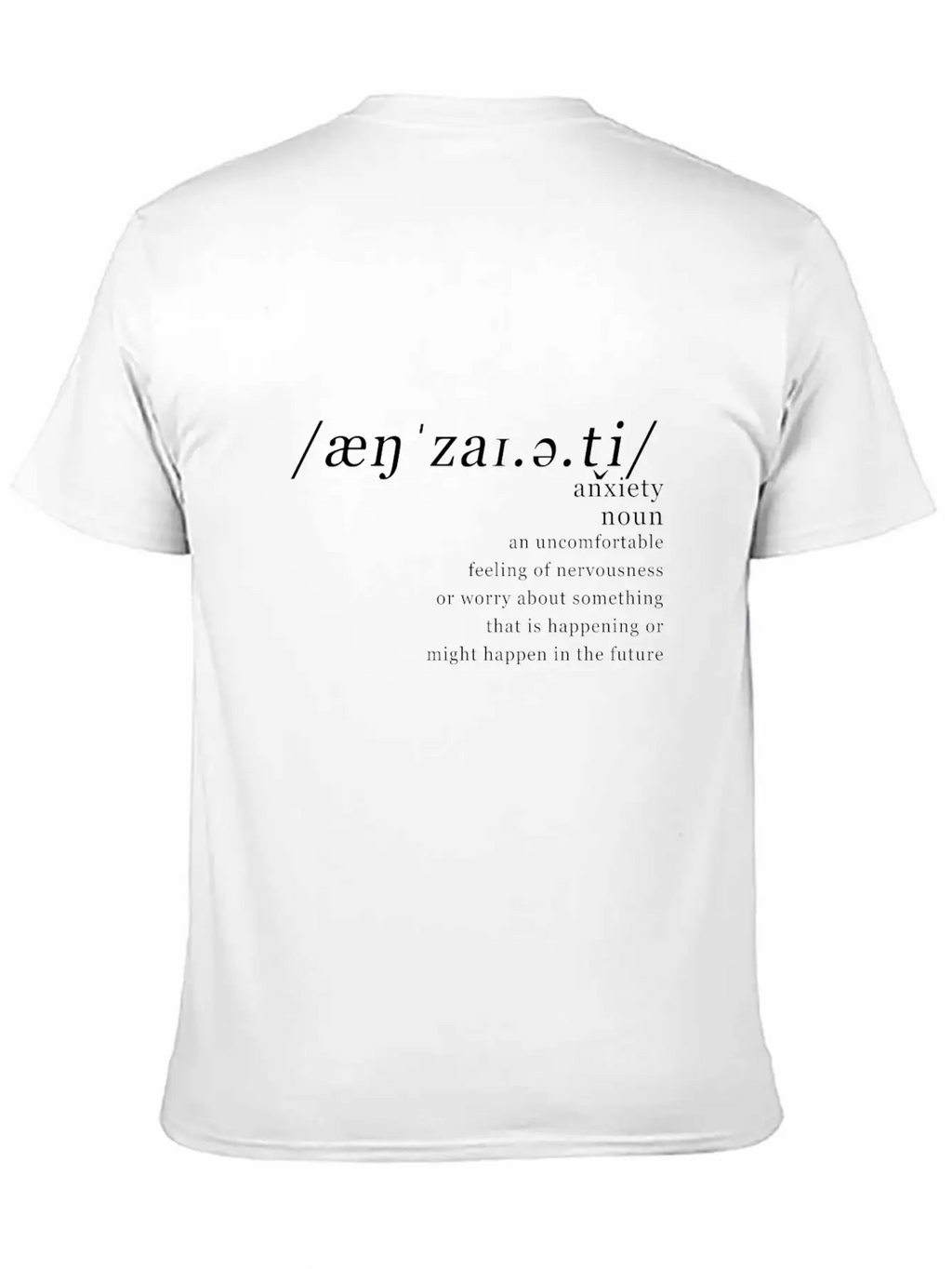 Anxitey, Mental Health Awareness Unisex Casual T-Shirt – Clean Design For Daily Comfort