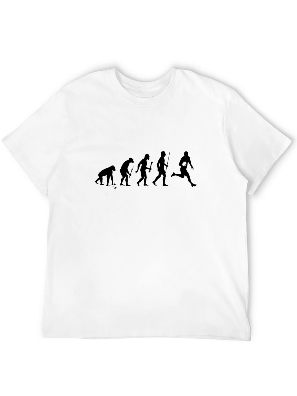 Evolution of Rugby Black T-Shirt