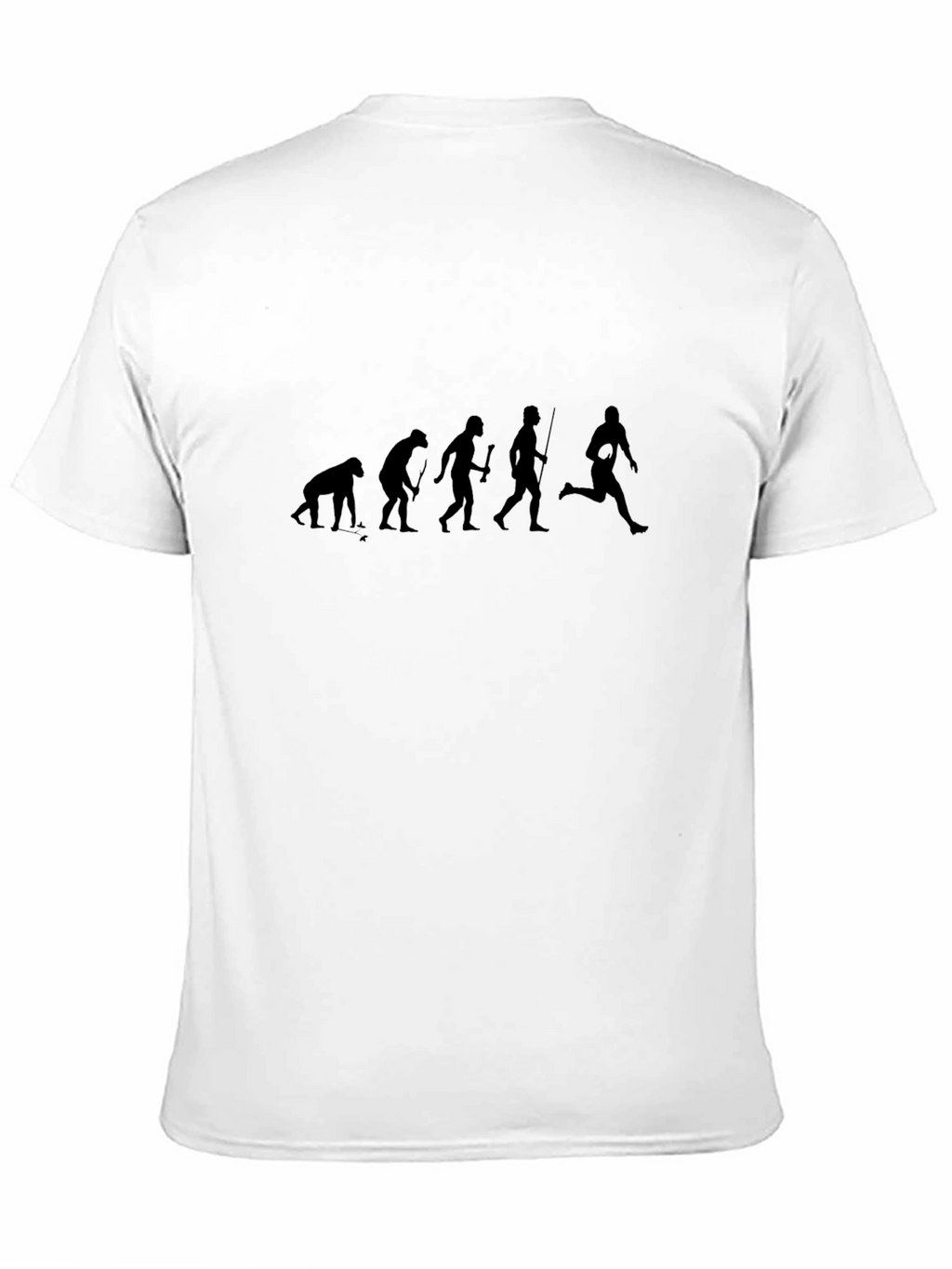 Evolution of Rugby Black T-Shirt