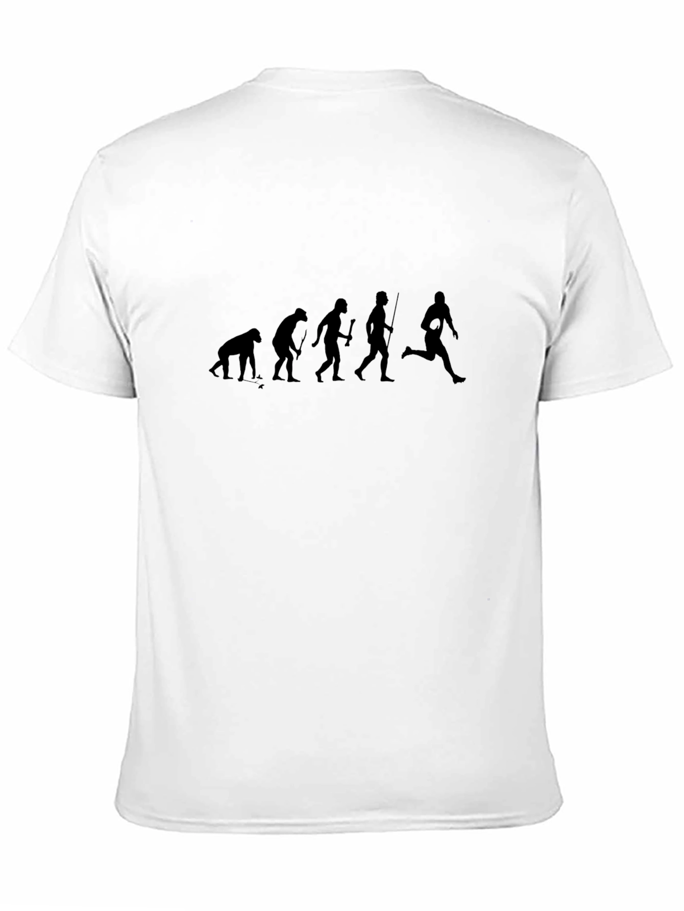 Evolution of Rugby Black T-Shirt