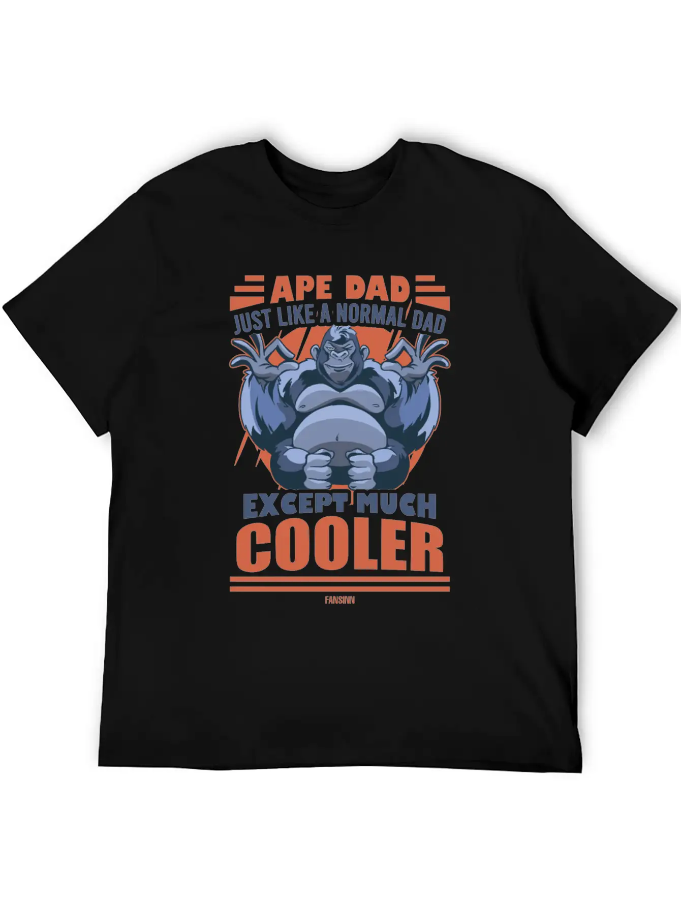Ape Dad Just Like A Normal Dad Except Much Cooler Essential Unisex Summer Tee – Soft Cotton Casual Fit