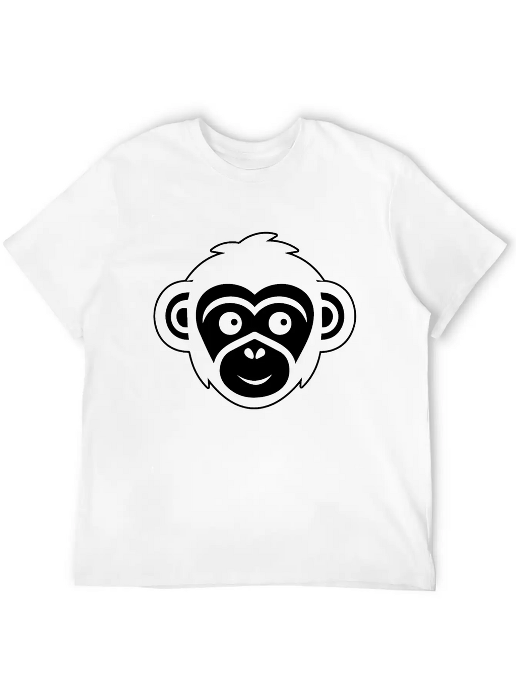 Ape Face Apes Apelike Jungle Primate Essential Cotton Tee For Daily Outfits – Unisex Style