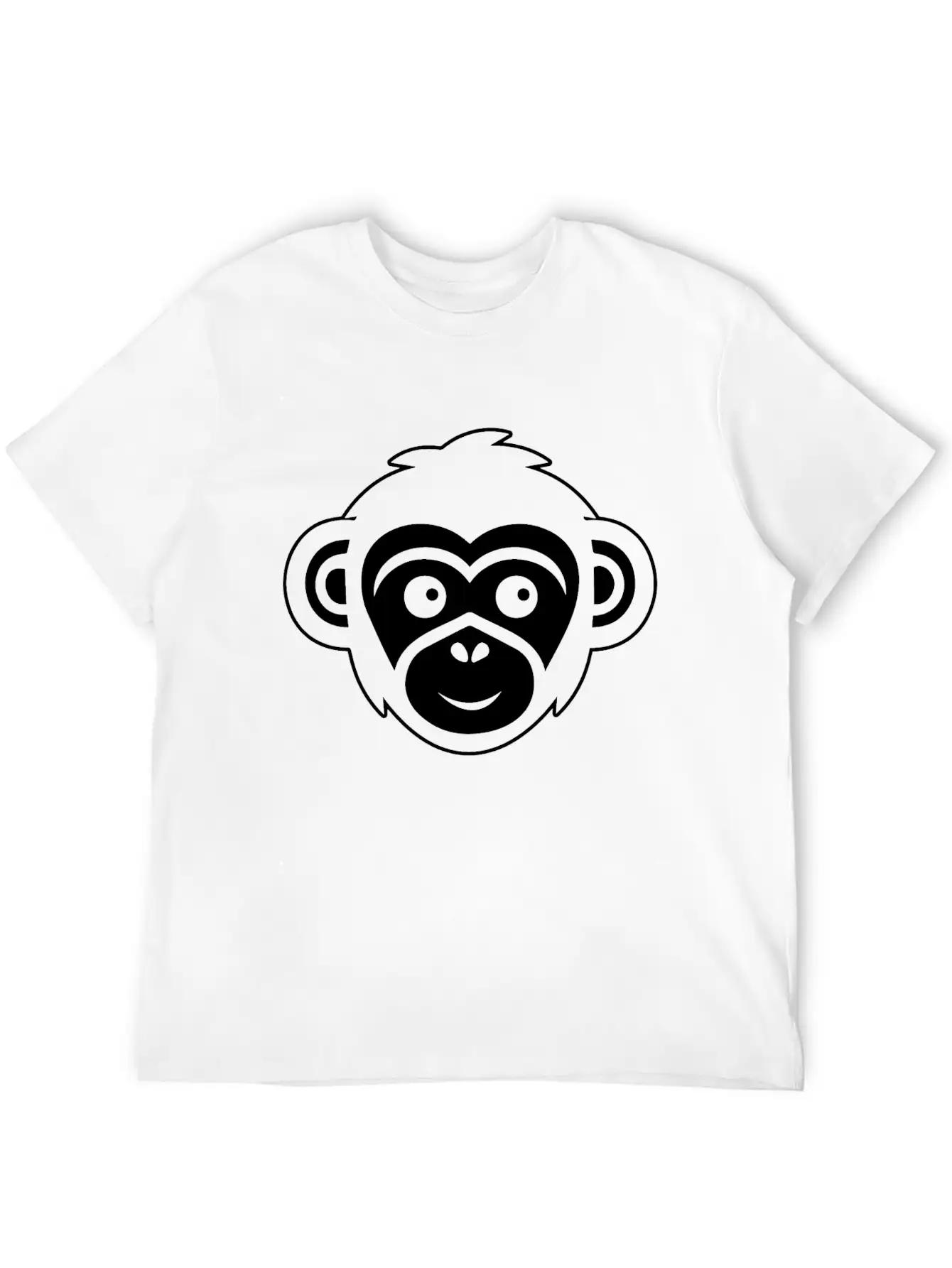 Ape Face Apes Apelike Jungle Primate Essential Cotton Tee For Daily Outfits – Unisex Style