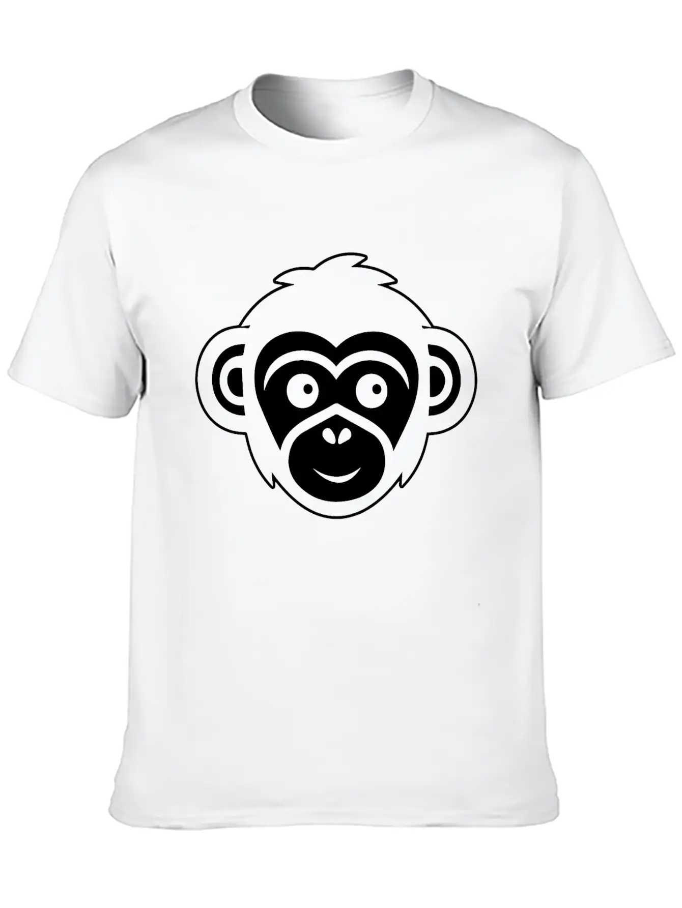 Ape Face Apes Apelike Jungle Primate Essential Cotton Tee For Daily Outfits – Unisex Style