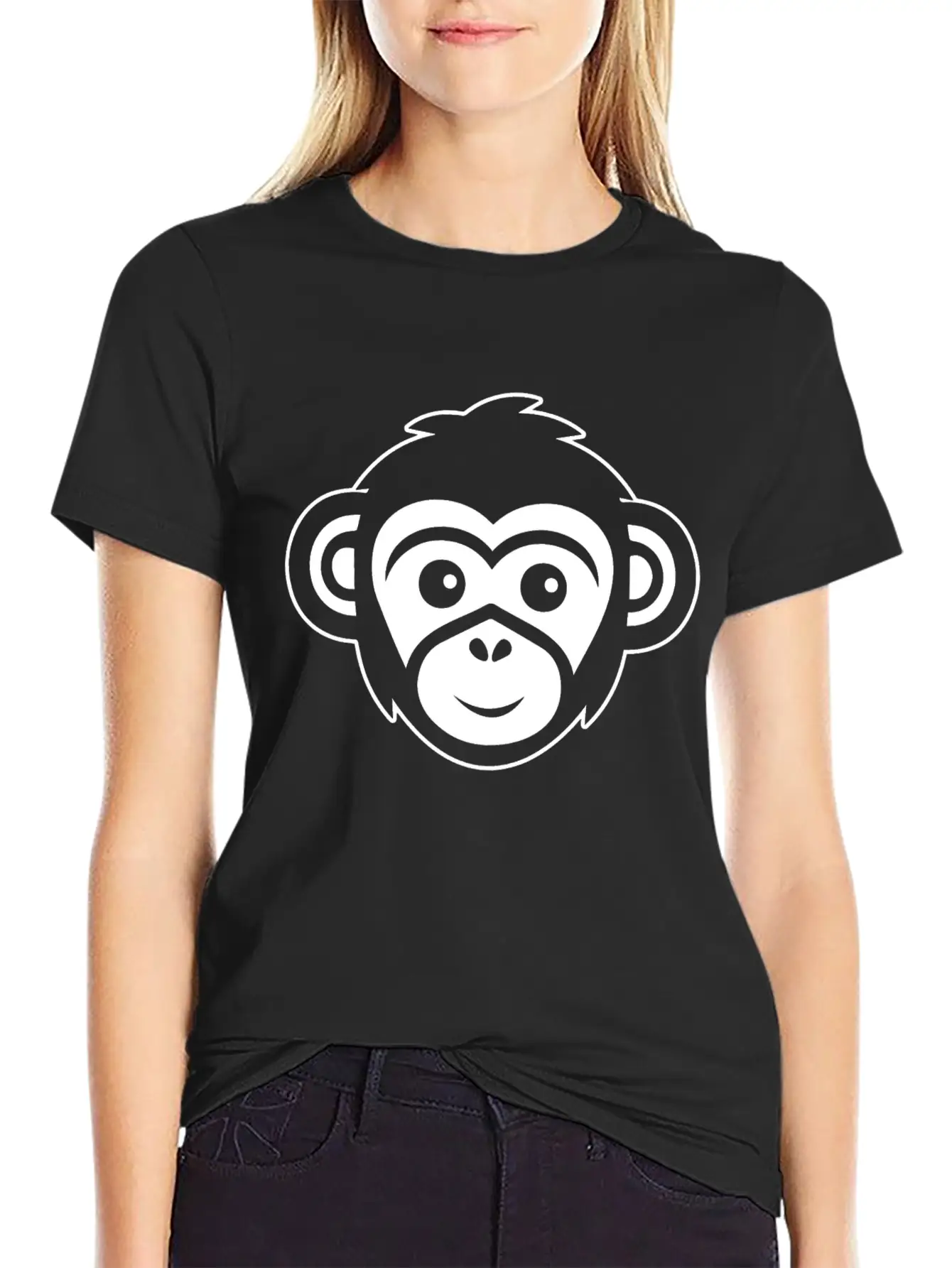 Ape Face Apes Apelike Jungle Primate Essential Cotton Tee For Daily Outfits – Unisex Style