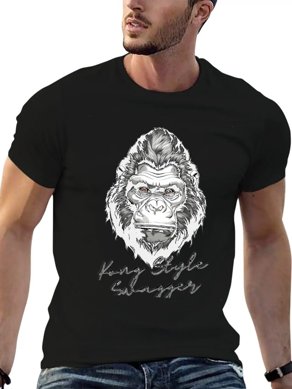 Ape Face T Shirt Classic Cotton Tee – Unisex Comfort For Any Season