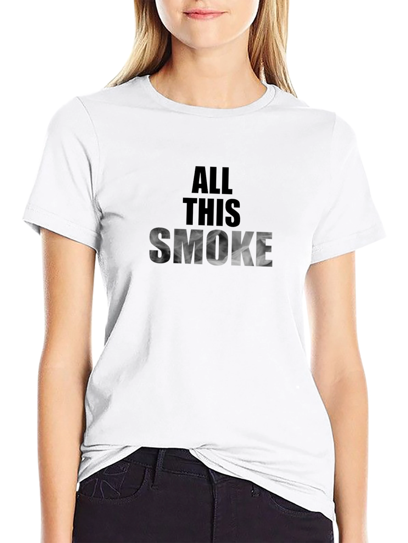 All This Smoke Graphic T-Shirt