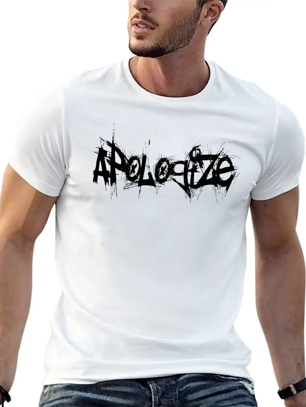 Apologize Unisex Casual T-Shirt – Clean Design For Daily Comfort