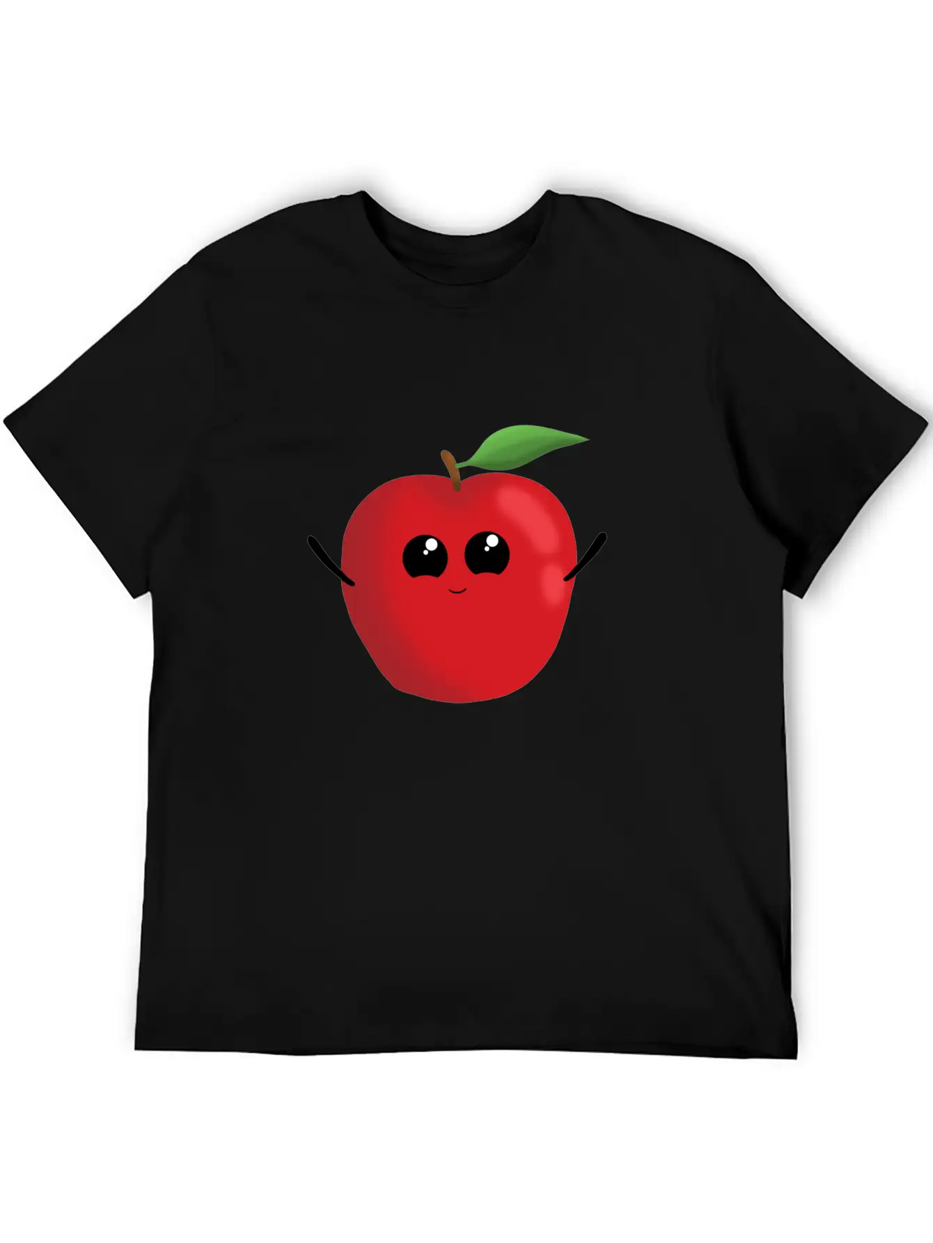 Apple Fruit Vegetarian Vegan Apples Sweet Breathable Soft Cotton T-Shirt – Timeless Casual Look