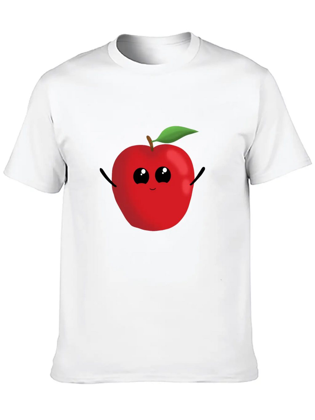 Apple Fruit Vegetarian Vegan Apples Sweet Breathable Soft Cotton T-Shirt – Timeless Casual Look