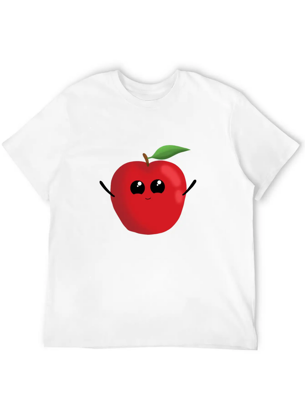 Apple Fruit Vegetarian Vegan Apples Sweet Breathable Soft Cotton T-Shirt – Timeless Casual Look