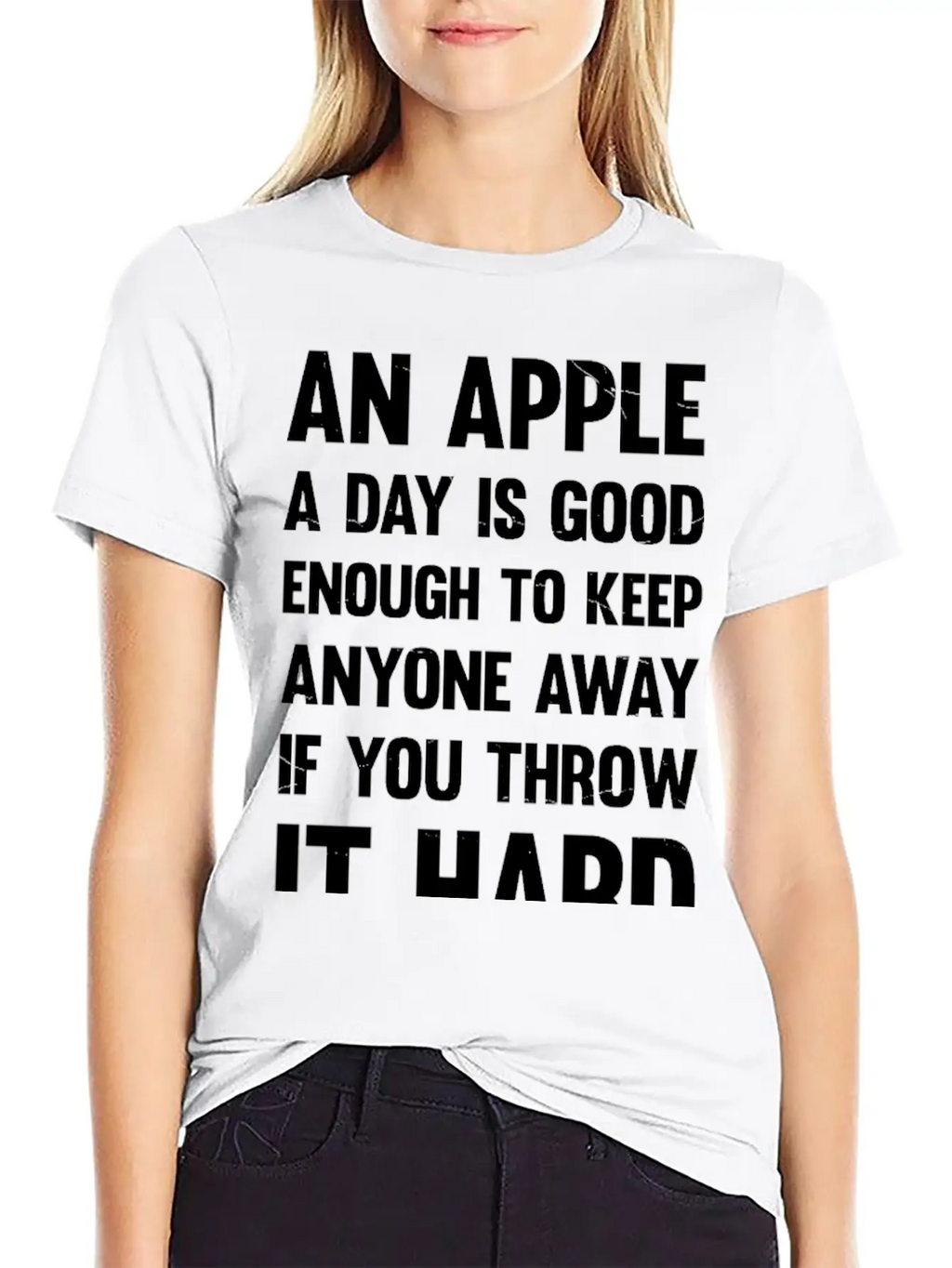 Apple Funny Quote. | Sarcastic Joke | Sarcastic Unisex Casual T-Shirt – Clean Design For Daily Comfort