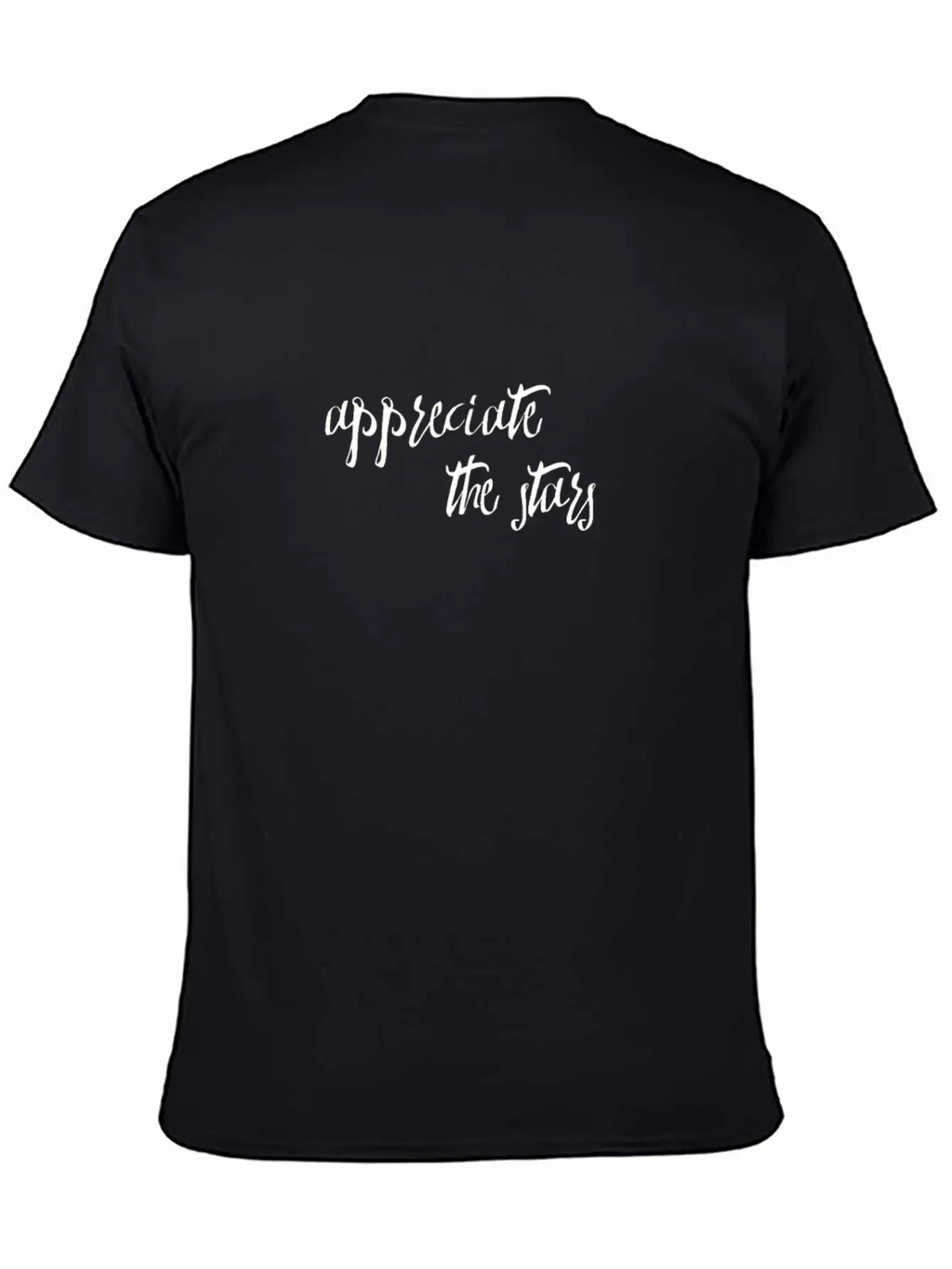 Appreciate The Stars Mindfulness Expressions Basic Graphic T-Shirt – Daily Comfort In Soft Cotton