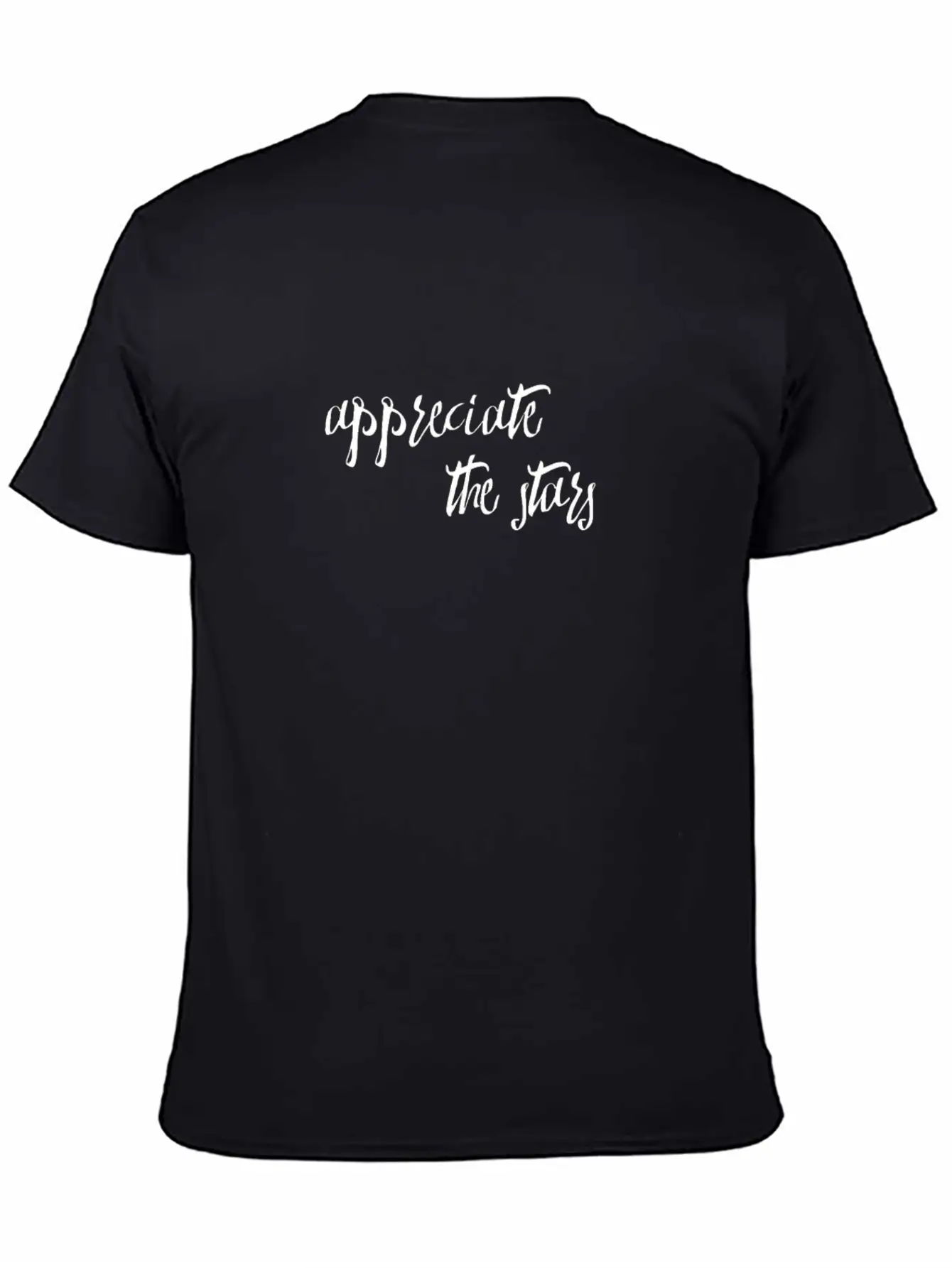 Appreciate The Stars Mindfulness Expressions Basic Graphic T-Shirt – Daily Comfort In Soft Cotton