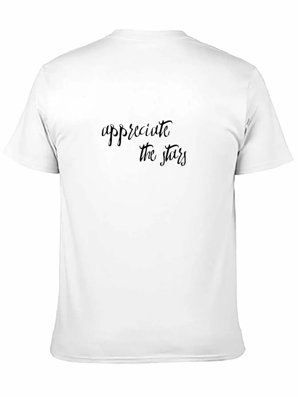 Appreciate The Stars Mindfulness Expressions Basic Graphic T-Shirt – Daily Comfort In Soft Cotton
