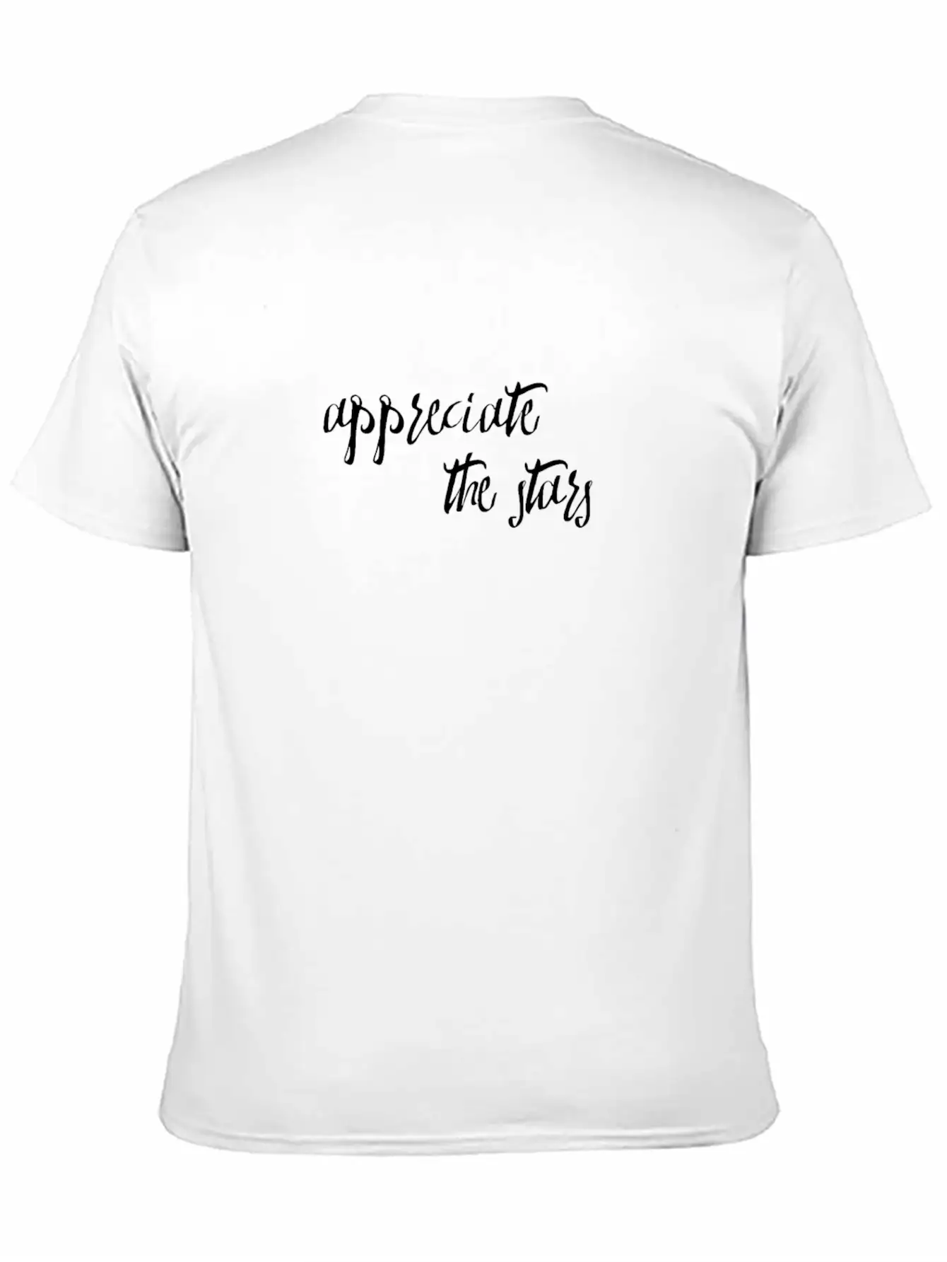 Appreciate The Stars Mindfulness Expressions Basic Graphic T-Shirt – Daily Comfort In Soft Cotton