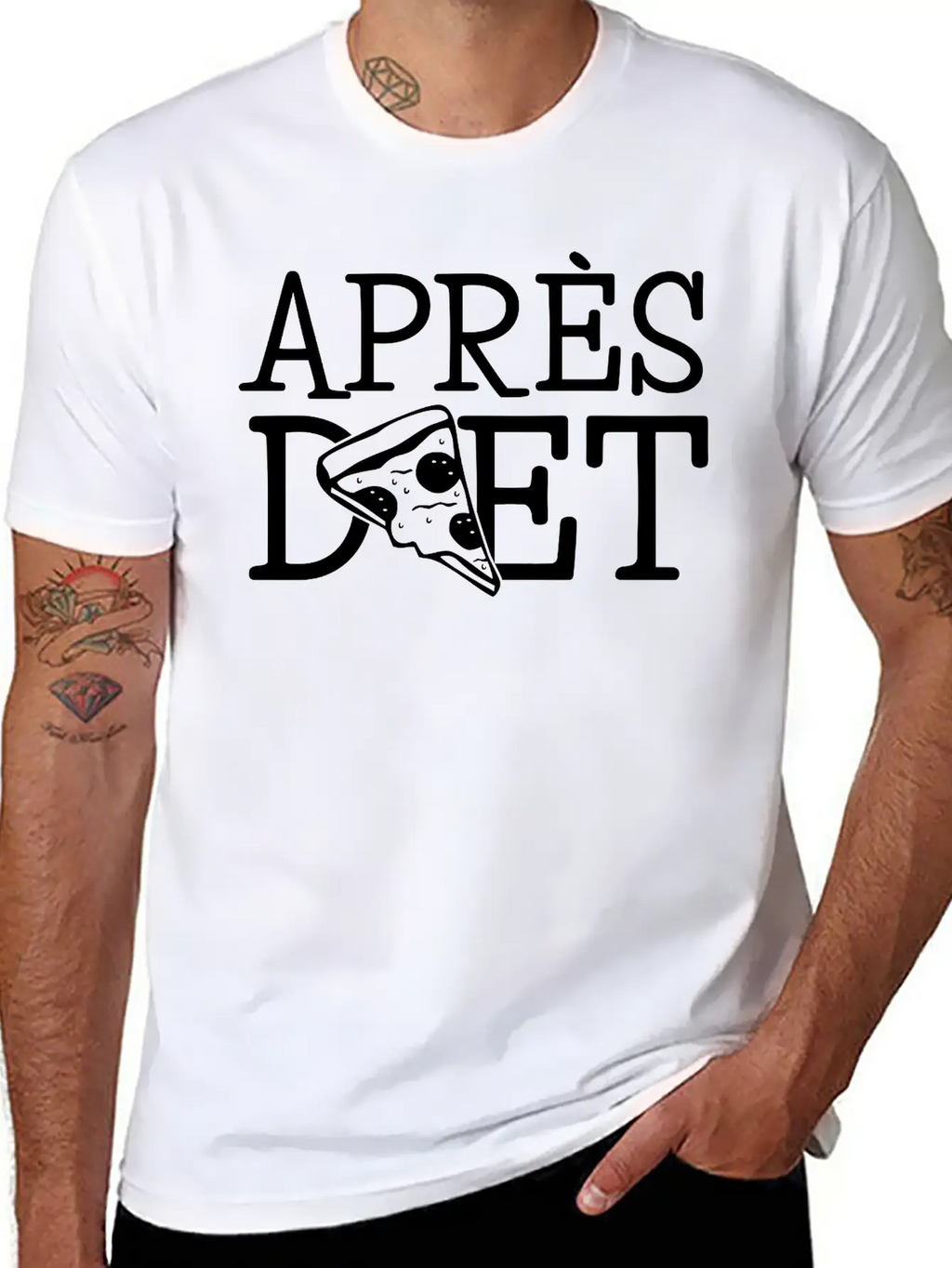Apres Diet Basic Graphic T-Shirt – Daily Comfort In Soft Cotton