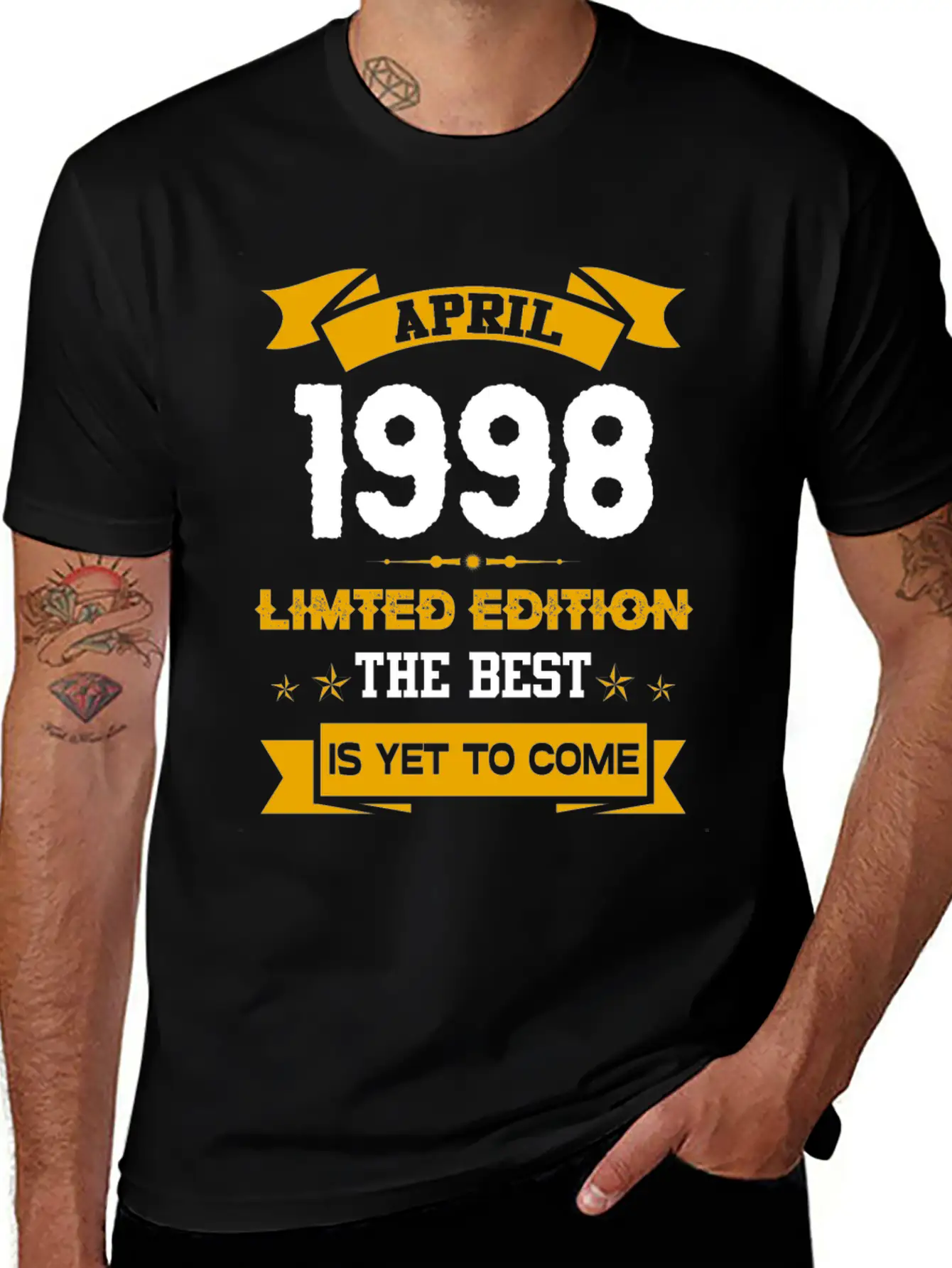 April 1998 Birthday Surprise Timeless Short Sleeve Tee – Comfy And Minimalist Design
