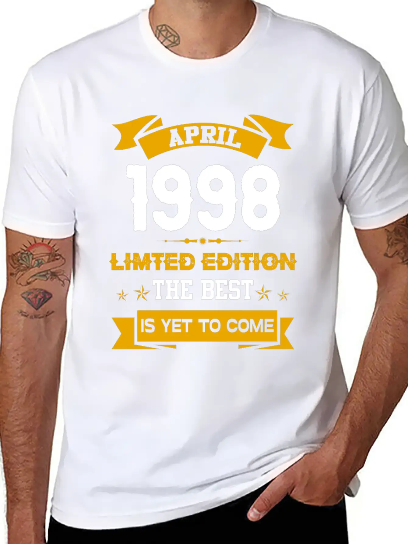 April 1998 Birthday Surprise Timeless Short Sleeve Tee – Comfy And Minimalist Design