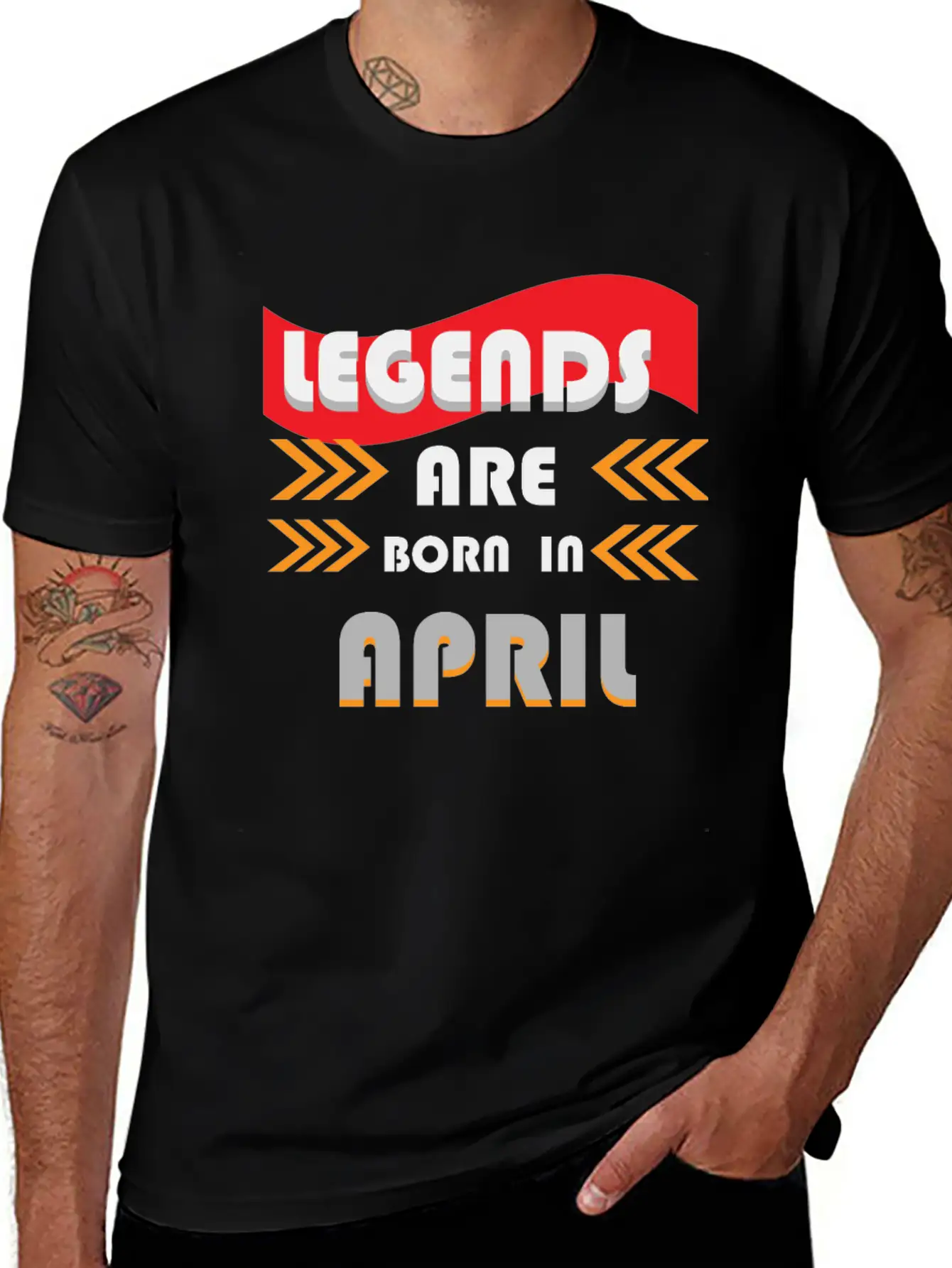 APRIL LEGENDS! Stylish Everyday T-Shirt – Unisex Basic Cotton Tee