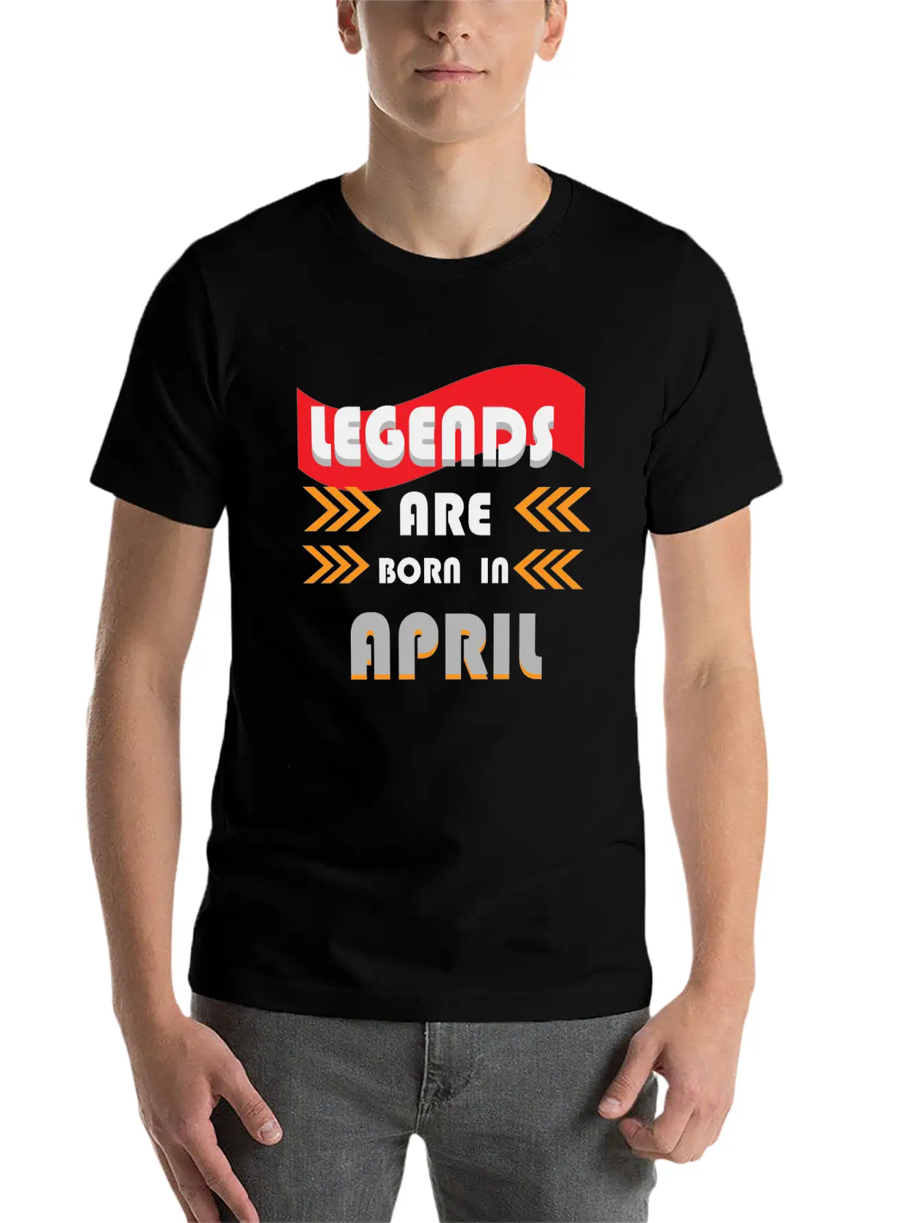 APRIL LEGENDS! Stylish Everyday T-Shirt – Unisex Basic Cotton Tee
